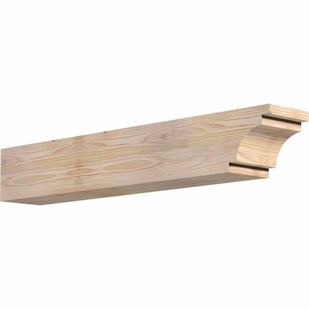 Ekena Millwork Mediterranean Smooth Rafter Tail, Douglas Fir, 5 1/2"W x 6"H x 36"L RFT06X06X36MED00SDF